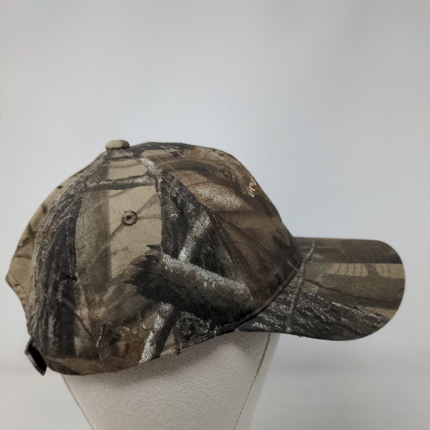 Greg's Taxidermy Strapback Hat Camo One Size Realtree Port Authority