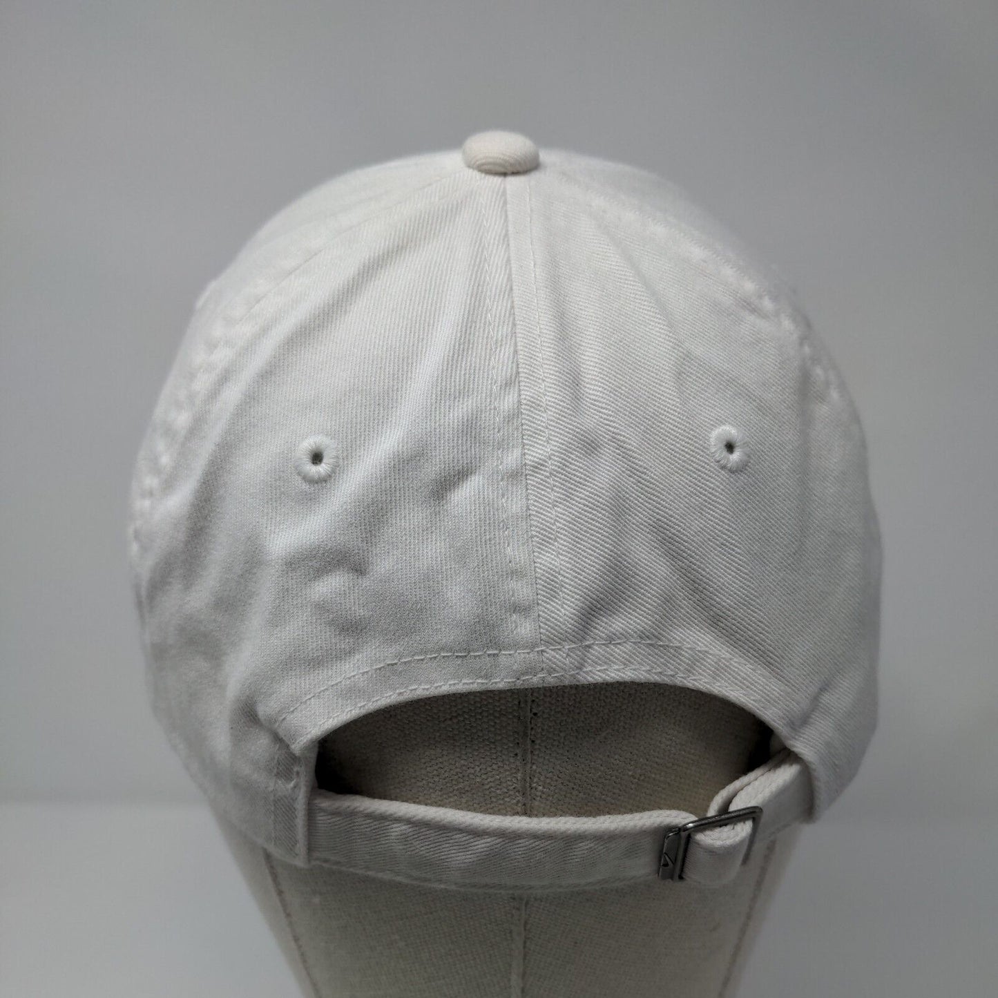 Nike Swoosh Slideback Hat White OSFM Embroidered Heritage 86 Solid