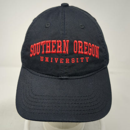 Southern Oregon University Legacy Cap Black One Size Slideback Curved Brim Hat