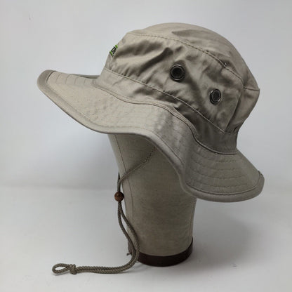 OC Sports Men's Boonie Hat Wide Brim Tan Size OSFM Embroidered Agrisolutions