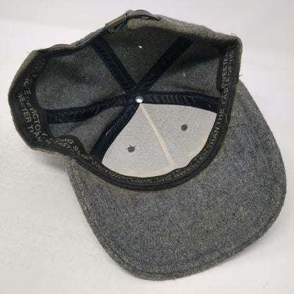 No Fear Baseball Cap Gray One Size Strapback Dangerous Sports Gear Wool Hat