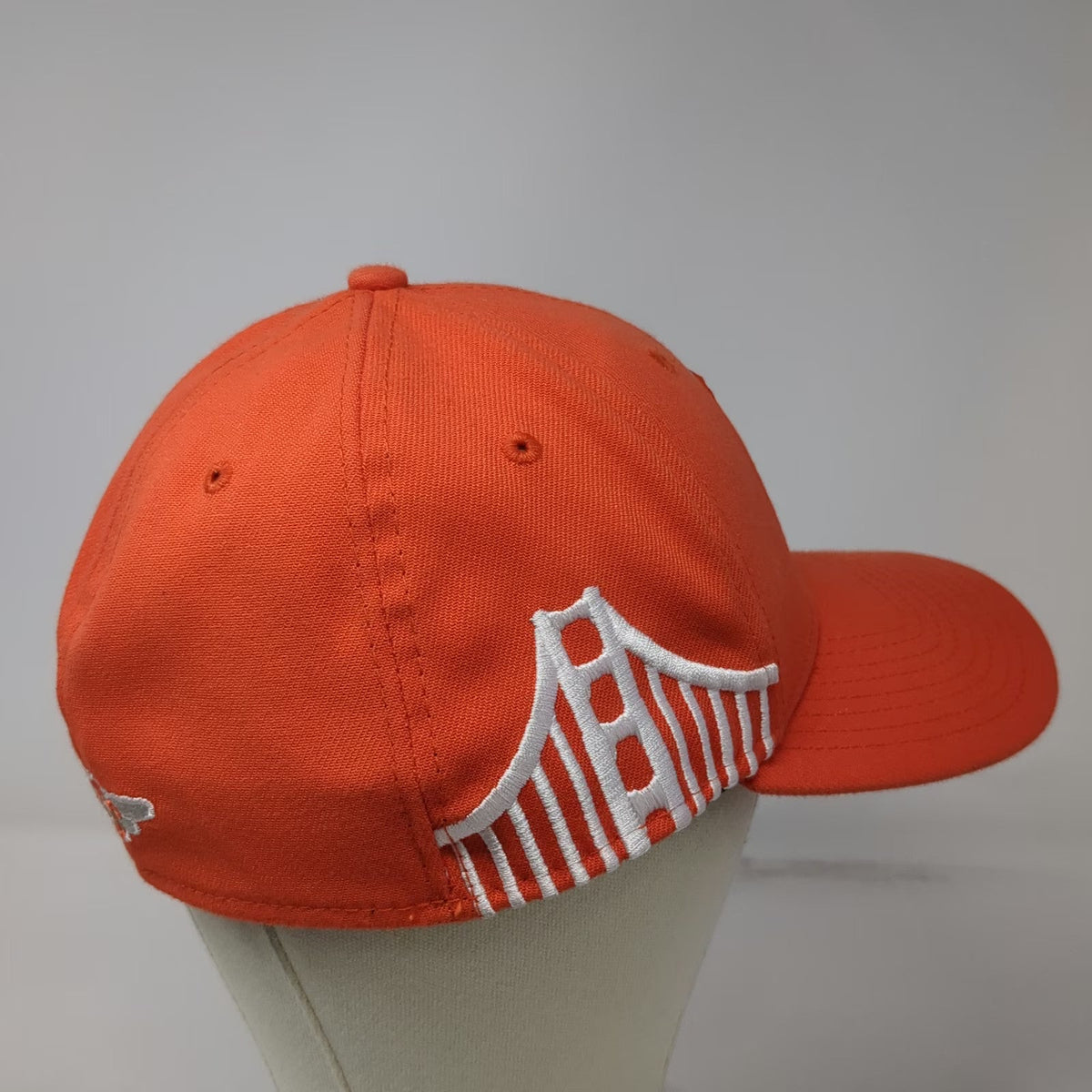 New Era San Francisco Giants MLB Orange XL Baseball Cap 39THIRTY Stretch Fit Hat
