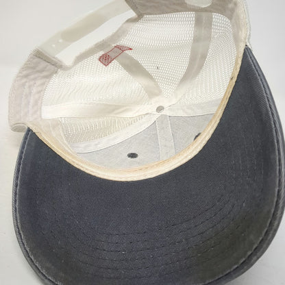 Camp Chef Trucker Hat Gray White One Size Snapback Mesh Flame Logo Outdoor BBQ