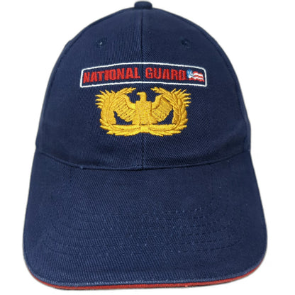 National Guard Warrant Officer Corps Hat Blue One Size Baseball Cap Military USA