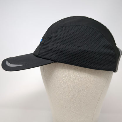 Ivory Baseball Cap Black OSFM Madison Half Marathon Reflective Mesh Running Hat