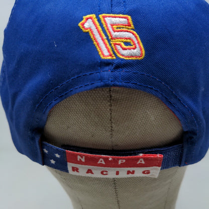 NAPA Racing Men's Strapback Hat Multicolor OSFM #15 Embroidered Logo Cotton