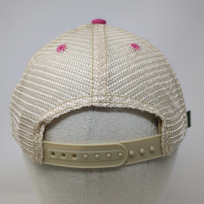 Legacy Pink Trucker Hat One Size Redfish Lake Lodge Rainbow Mesh Snapback
