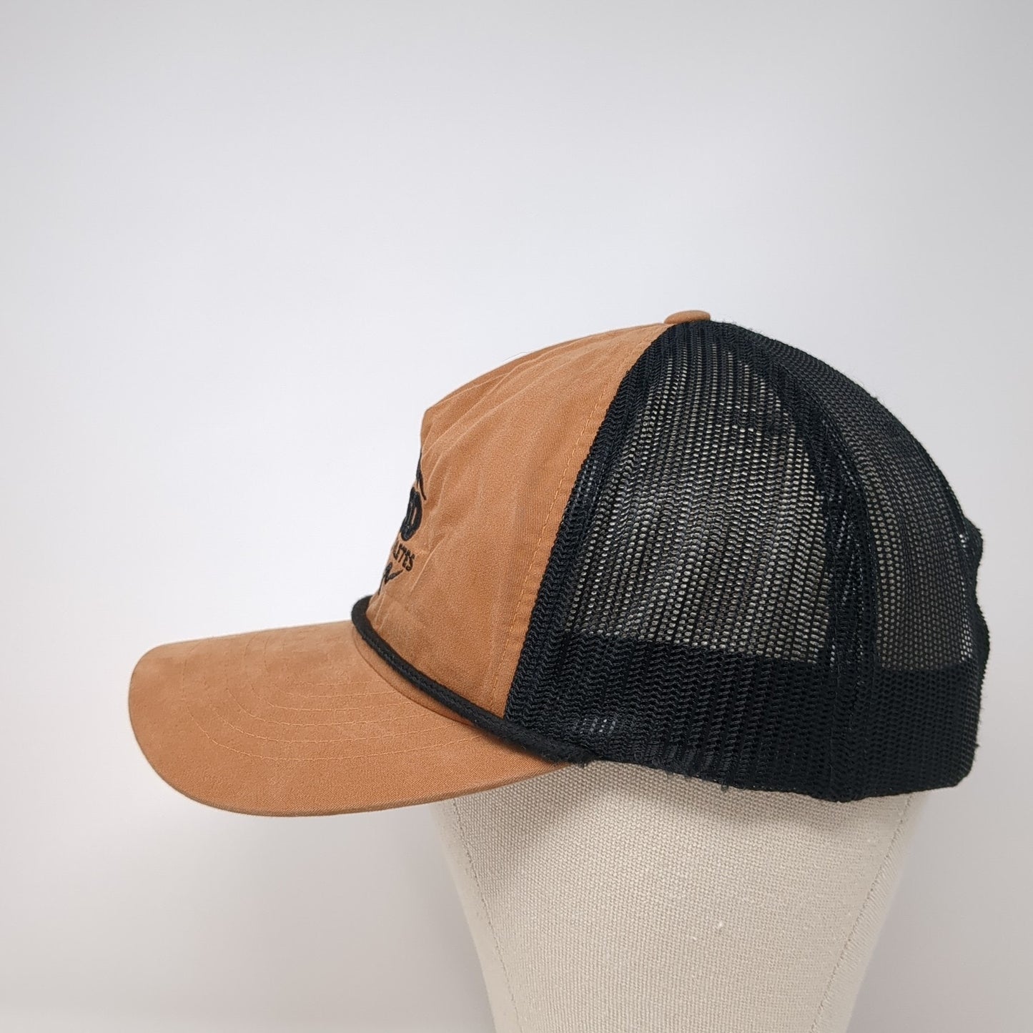 PTSD Veteran Athletes Snapback Rope Trucker Hat Brown One Size Mesh Back