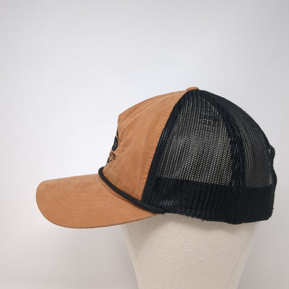 PTSD Veteran Athletes Snapback Rope Trucker Hat Brown One Size Mesh Back