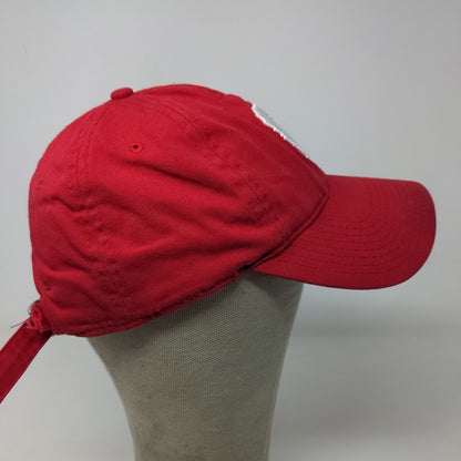 The Game Men's Slideback Hat Red Size OSFM Embroidered BG Squirrel Logo