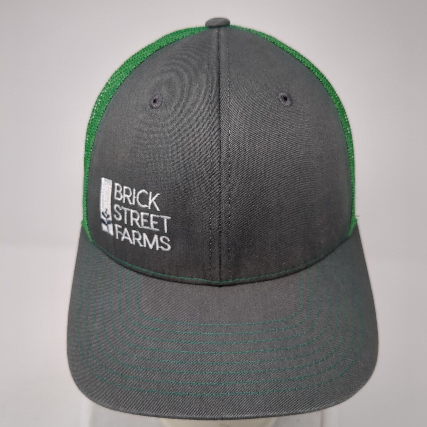 Brick Street Farms Snapback Trucker Hat Multicolor One Size Mesh Back