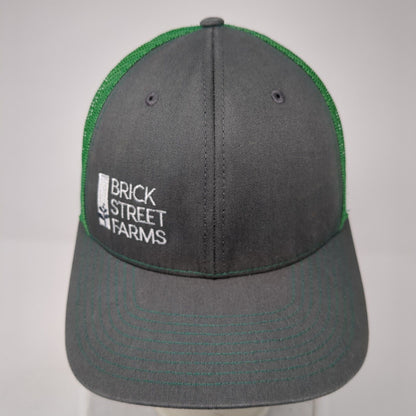 Brick Street Farms Snapback Trucker Hat Multicolor One Size Mesh Back