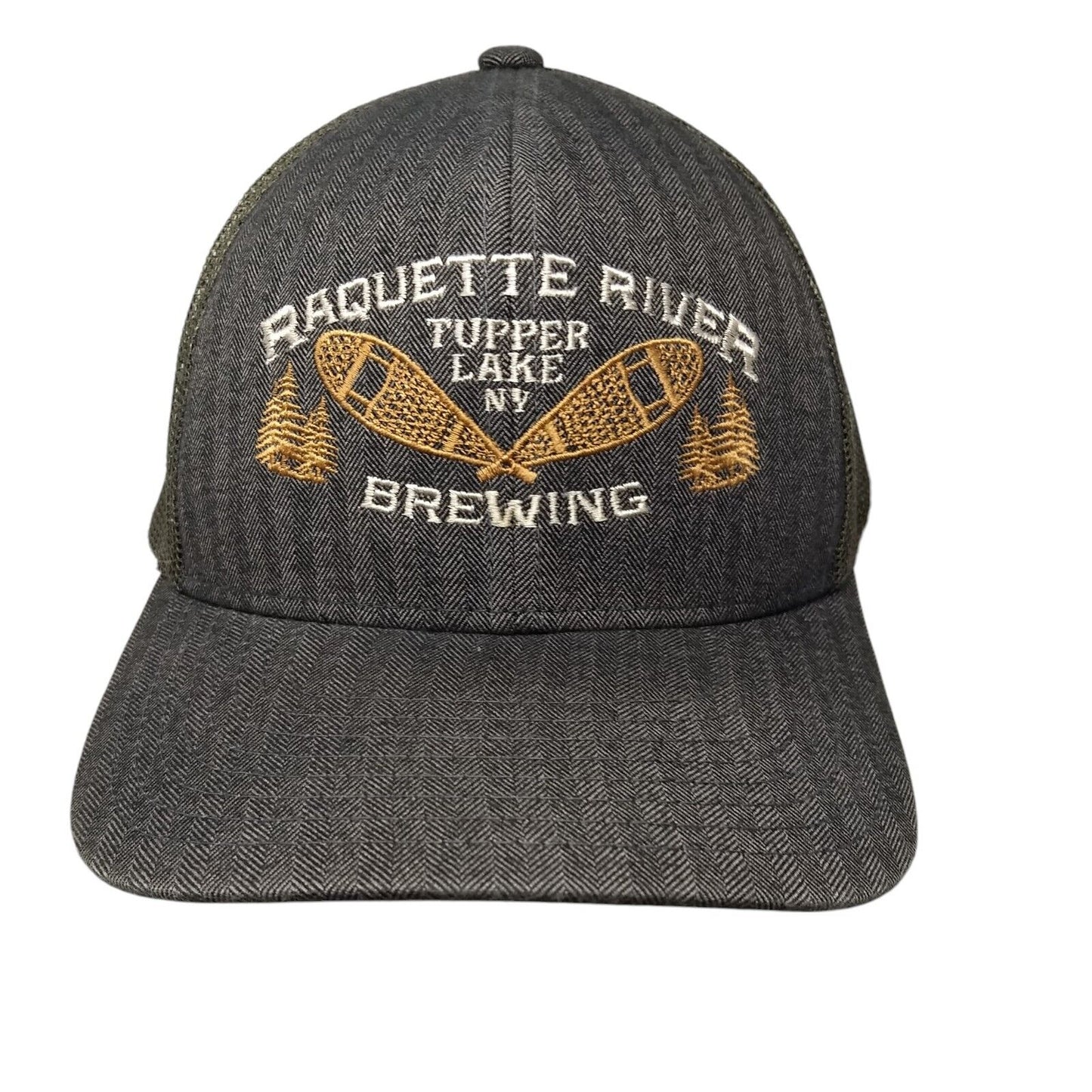 Raquette River Brewing Tupper Lake NY Trucker Hat Multi OSFA Mesh Back