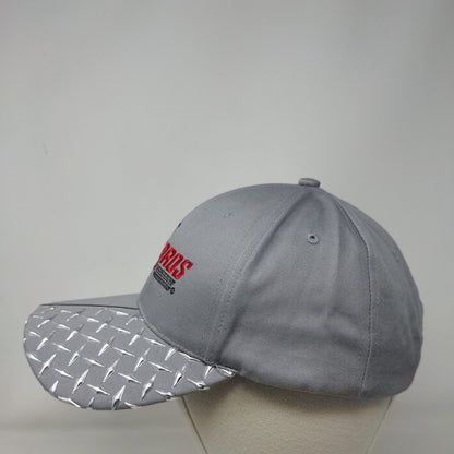 Tim's Tire Pros Strapback Hat Gray One Size Embroidered Cap America