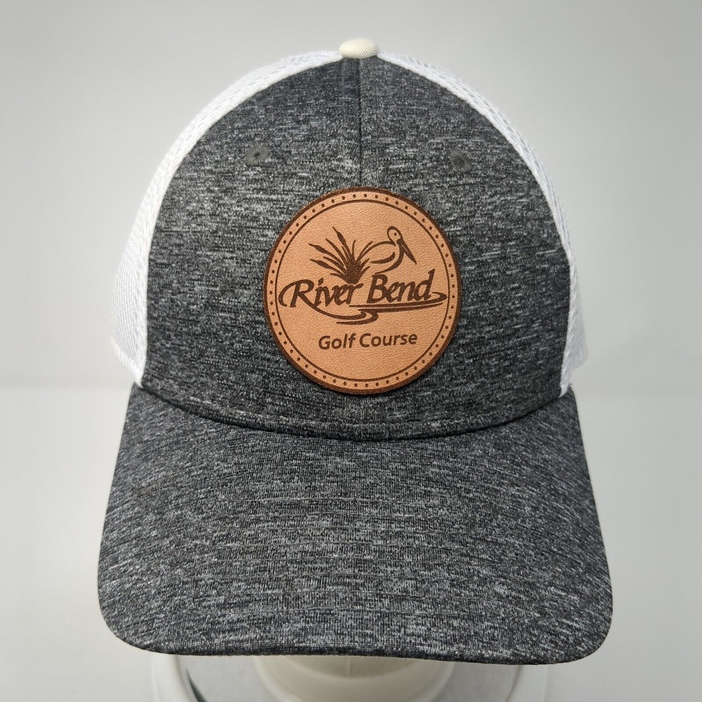 River Bend Golf Course Patch Fitted Hat Gray Large-XL New Era 39Thirty