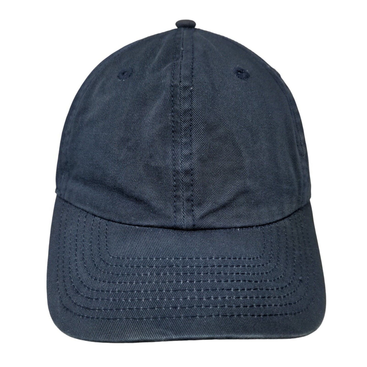 21 Inc. Slideback Hat Blue OSFA Adjustable Solid Vent Holes 6 Panel