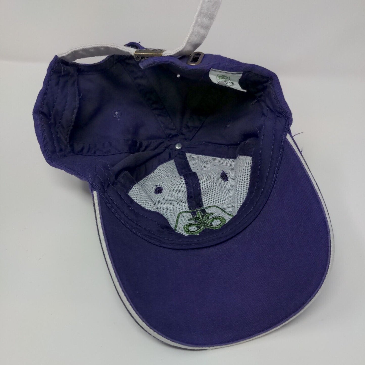 Pioneer Slideback Hat Purple One Size Adjustable Embroidered 6 Panel