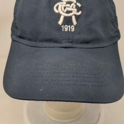 1919 Strapback Hat Blue One Size Adjustable Embroidered 6 Panel Club Cap