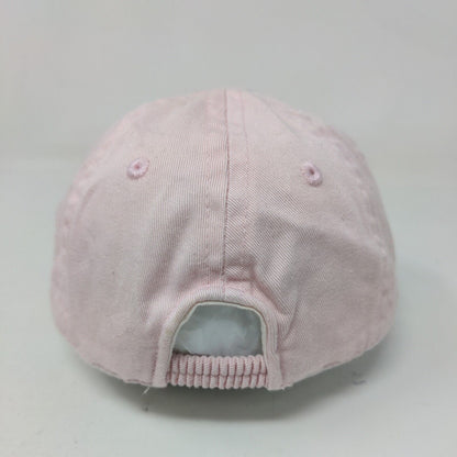 Old Navy Baby Stretchy Hat Pink Size 0-6 Months Embroidered Spell Out Logo