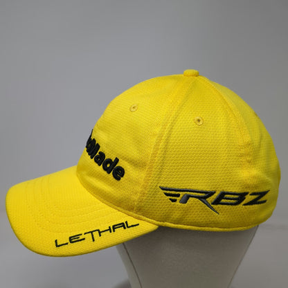 TaylorMade Baseball Cap Yellow One Size Performance Golf RBZ Lethal R Logo Hat