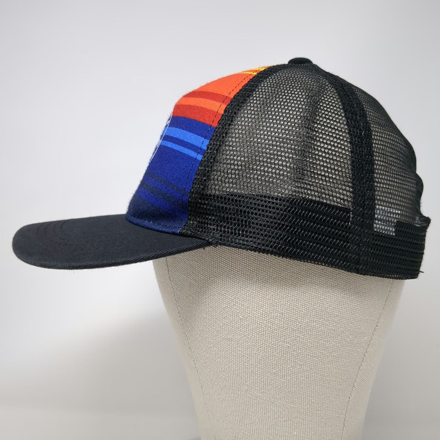 CSI Trucker Hat Black One Size Anna Maria Island Florida Sunset Graphic Mesh