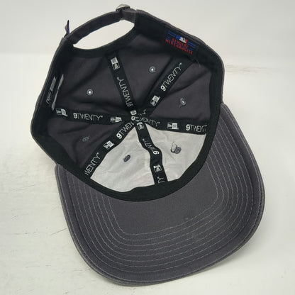New Era MLB Chicago Cubs Baseball Cap Gray Blue Red OSFM 9TWENTY Slideback Hat