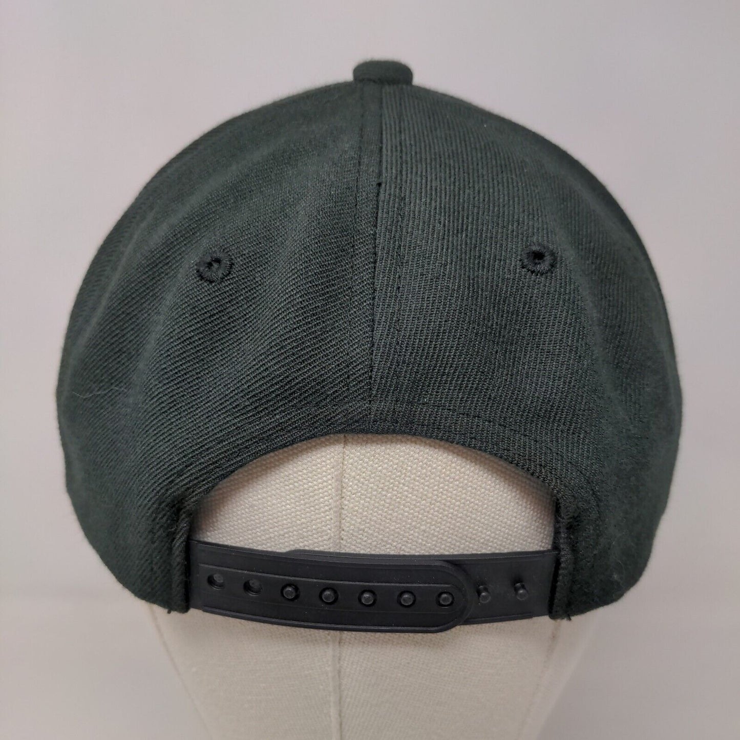Brixton MFG Co Men's Snapback Hat Black Adjustable Embroidered Logo