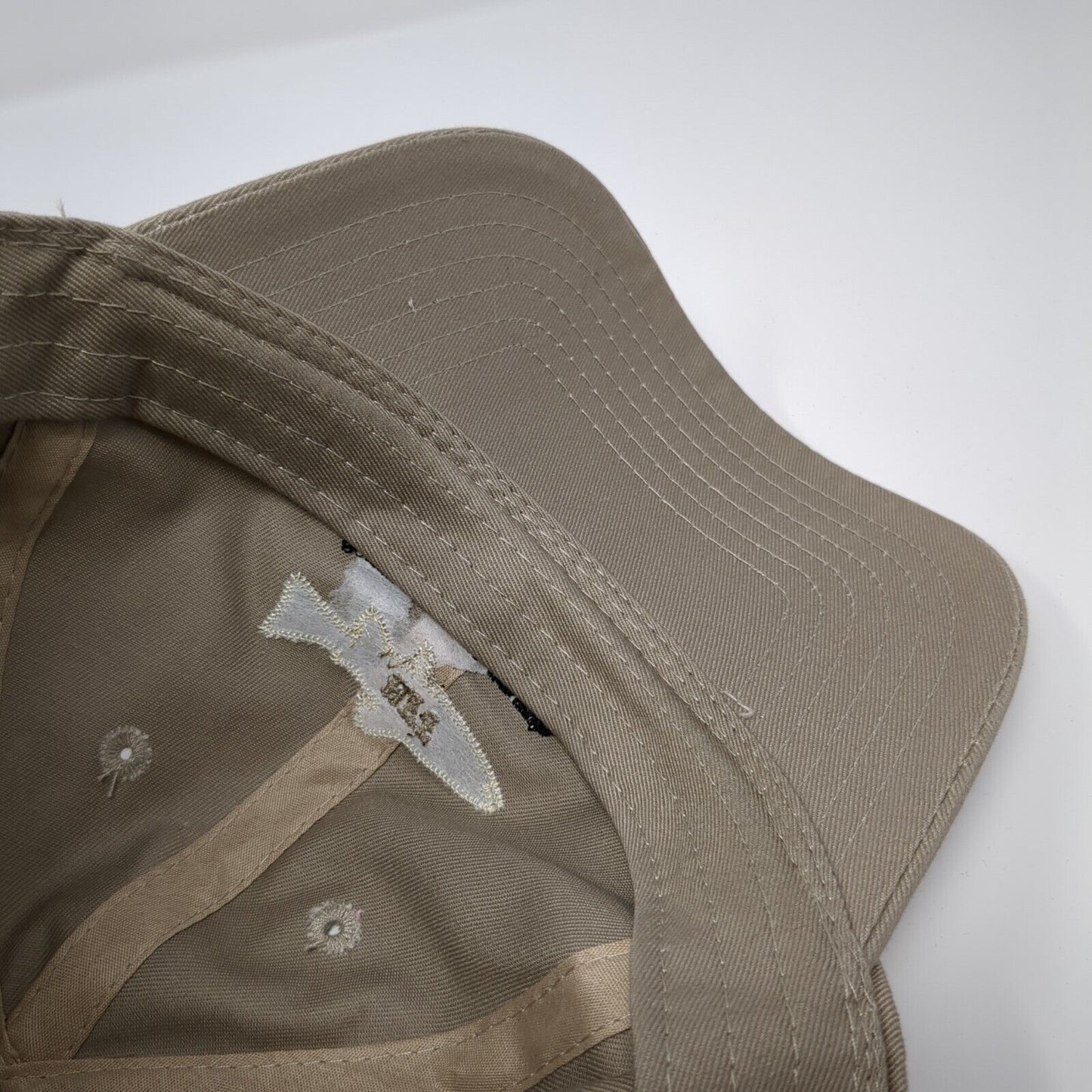 HFF Life Member Strapback Hat Tan One Size Embroidered 6 Panel Ouray