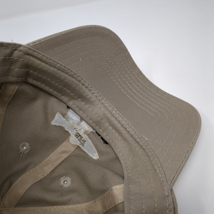 HFF Life Member Strapback Hat Tan One Size Embroidered 6 Panel Ouray