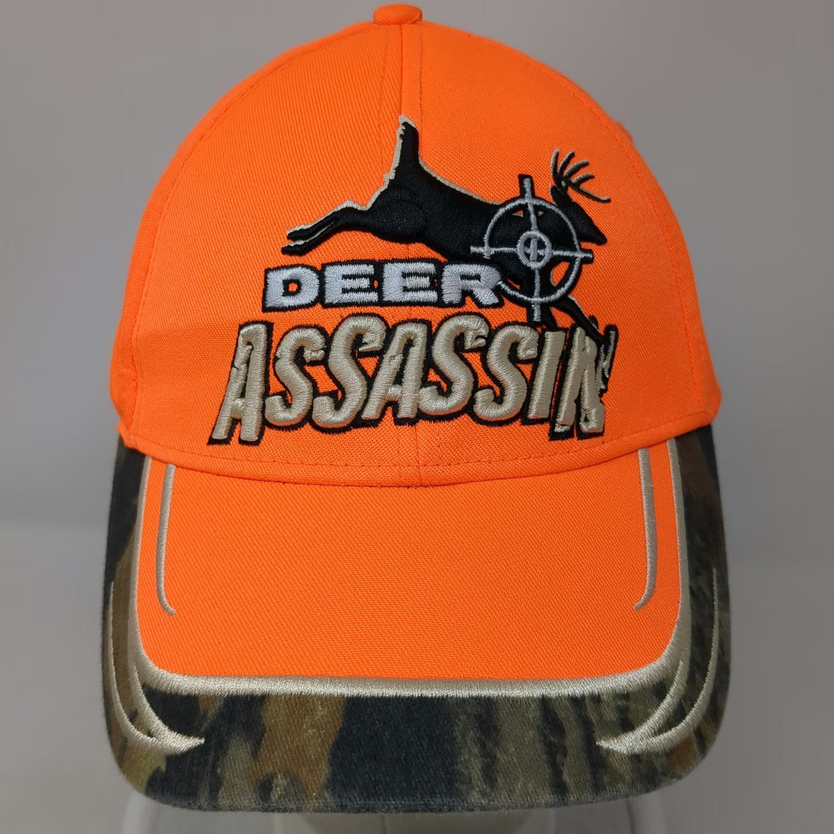 Buck Wear Deer Assassin Hunting Orange One Size Baseball Cap Hat Camo Strapback