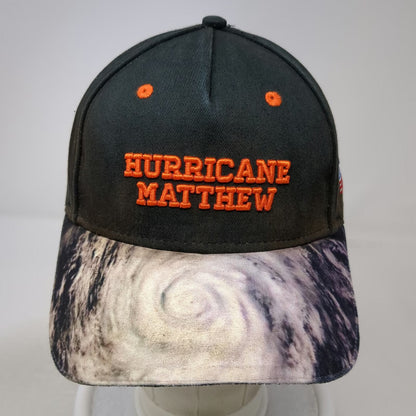 Asplundh 5 Panel Black One Size Hat Hurricane Matthew Storm Team 2016 Satellite