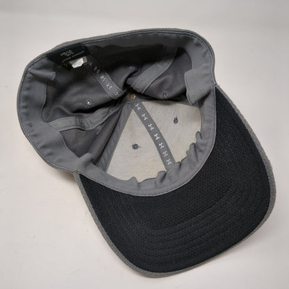 Under Armour Fitted Hat Gray MD/LG Embroidered Logo Solid 6 Panel