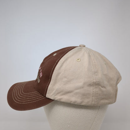Worlds of Fun Kansas City Adult Strapback Hat Brown OS Adjustable Mesh Back