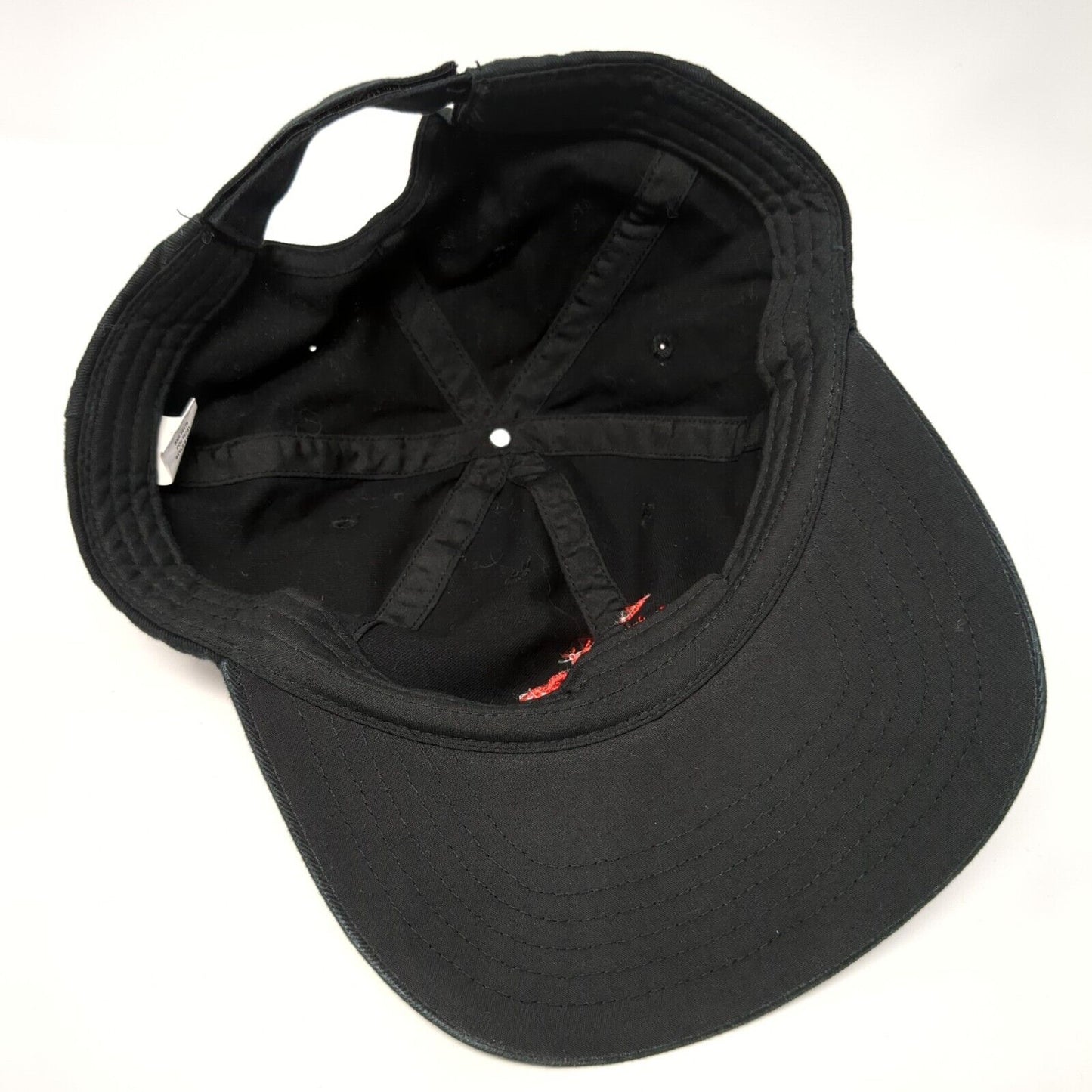 Noodles & Company Strapback Hat Black One Size Embroidered 6 Panel