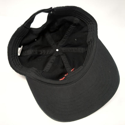 Noodles & Company Strapback Hat Black One Size Embroidered 6 Panel