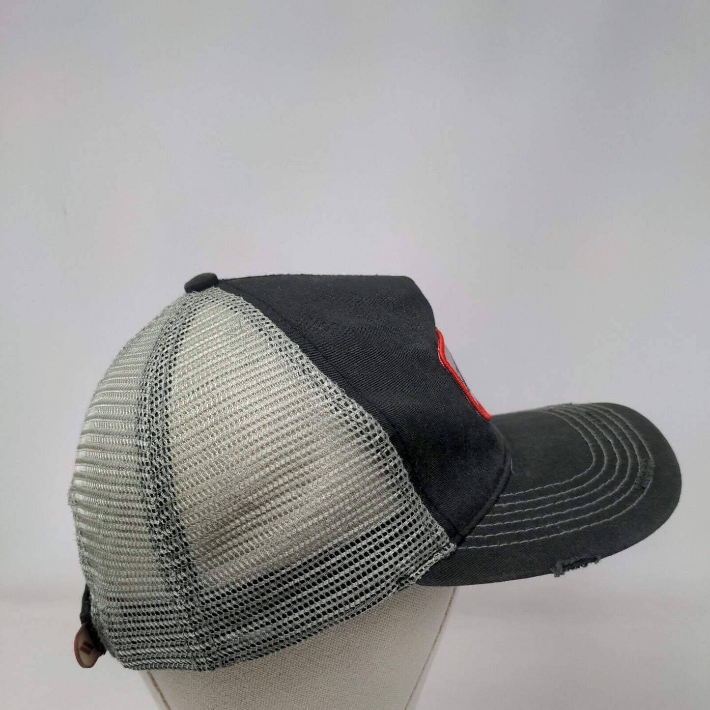 Dodge Patch Strapback Mesh Back Trucker Hat Black OSFA Colorblock