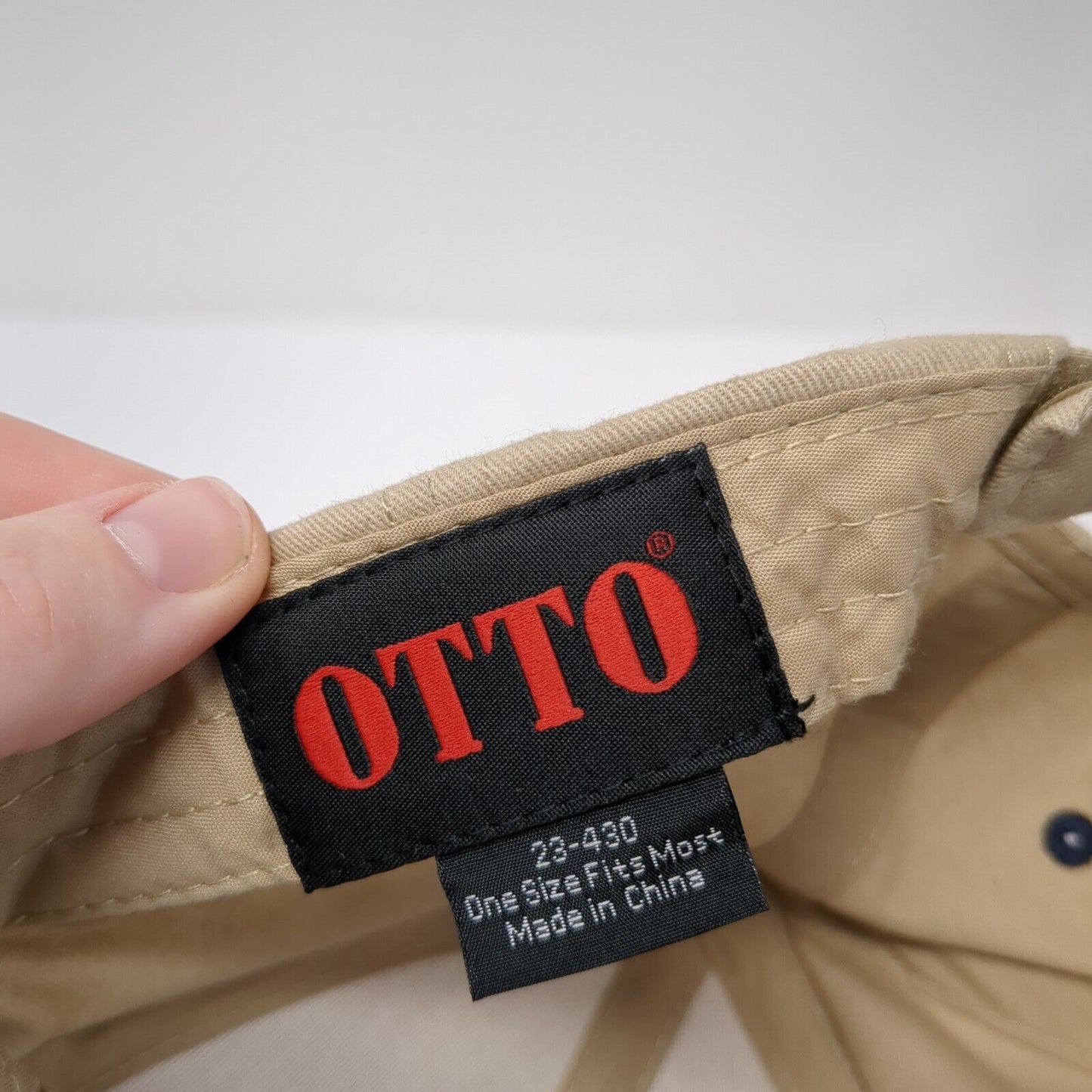Holland Motor Homes Strapback Hat Tan One Size Adjustable Embroidered Otto