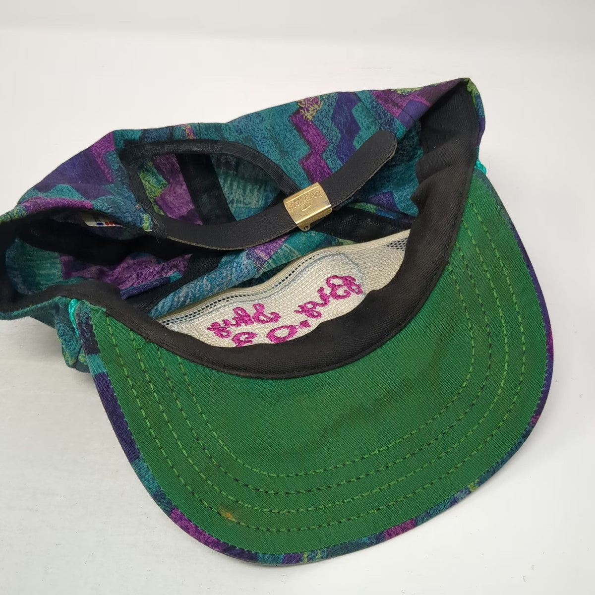 Jan-Bar 5 Panel Blue Purple Pink One Size Montana Big Sky 93 Rope Strapback Hat