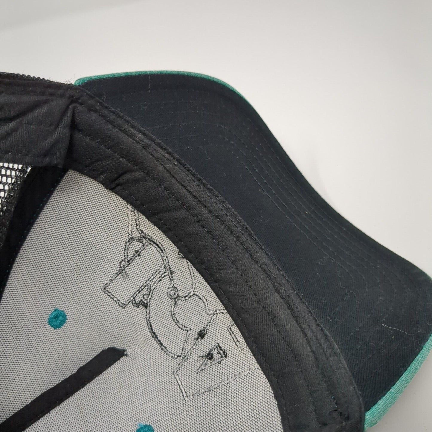 ICA Idaho Cowboys Assn Inc Snapback Trucker Hat Green OS Adjustable Mesh Back