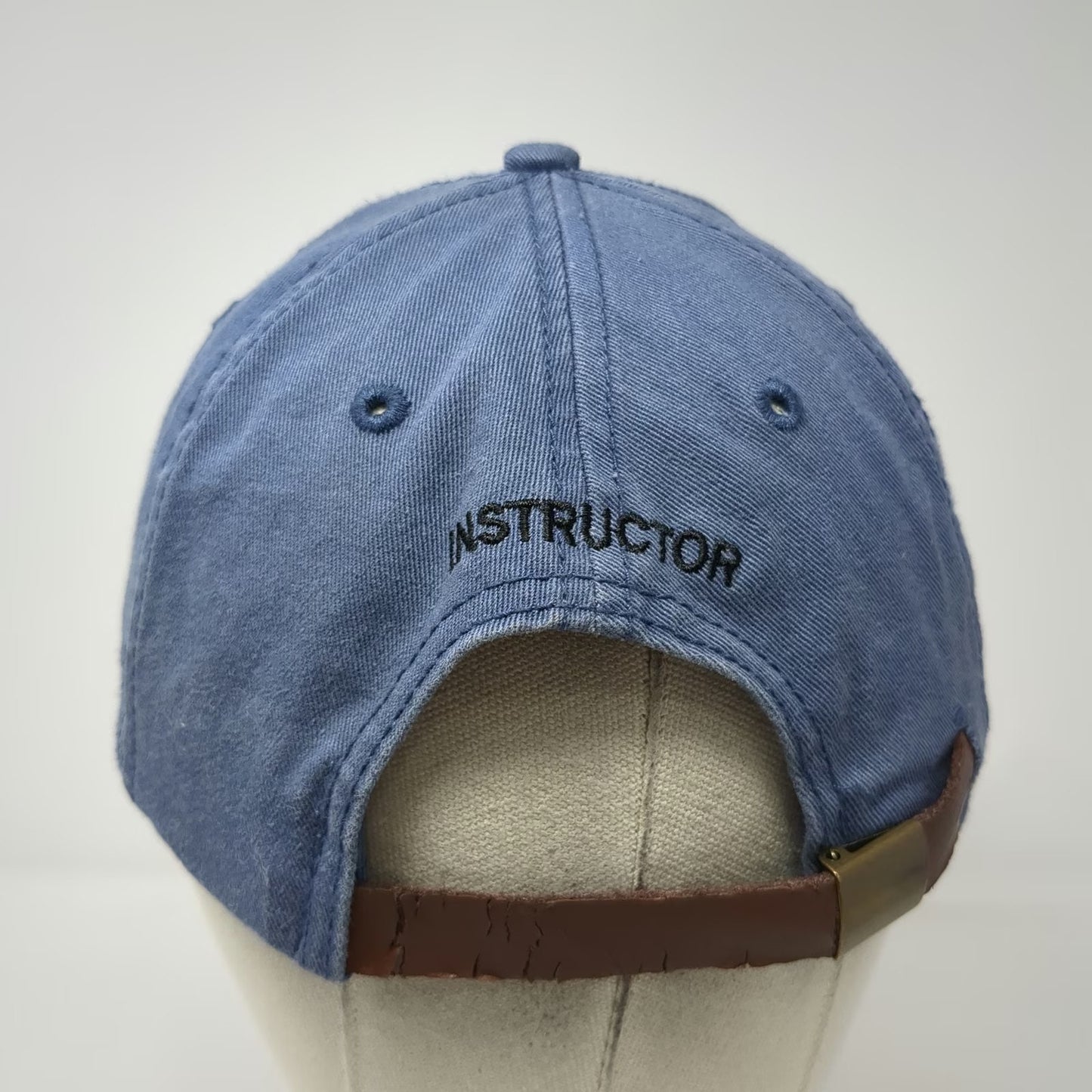 Blue OSFM Baseball Cap US Sailing Instructor Embroidered Cotton Slideback Hat