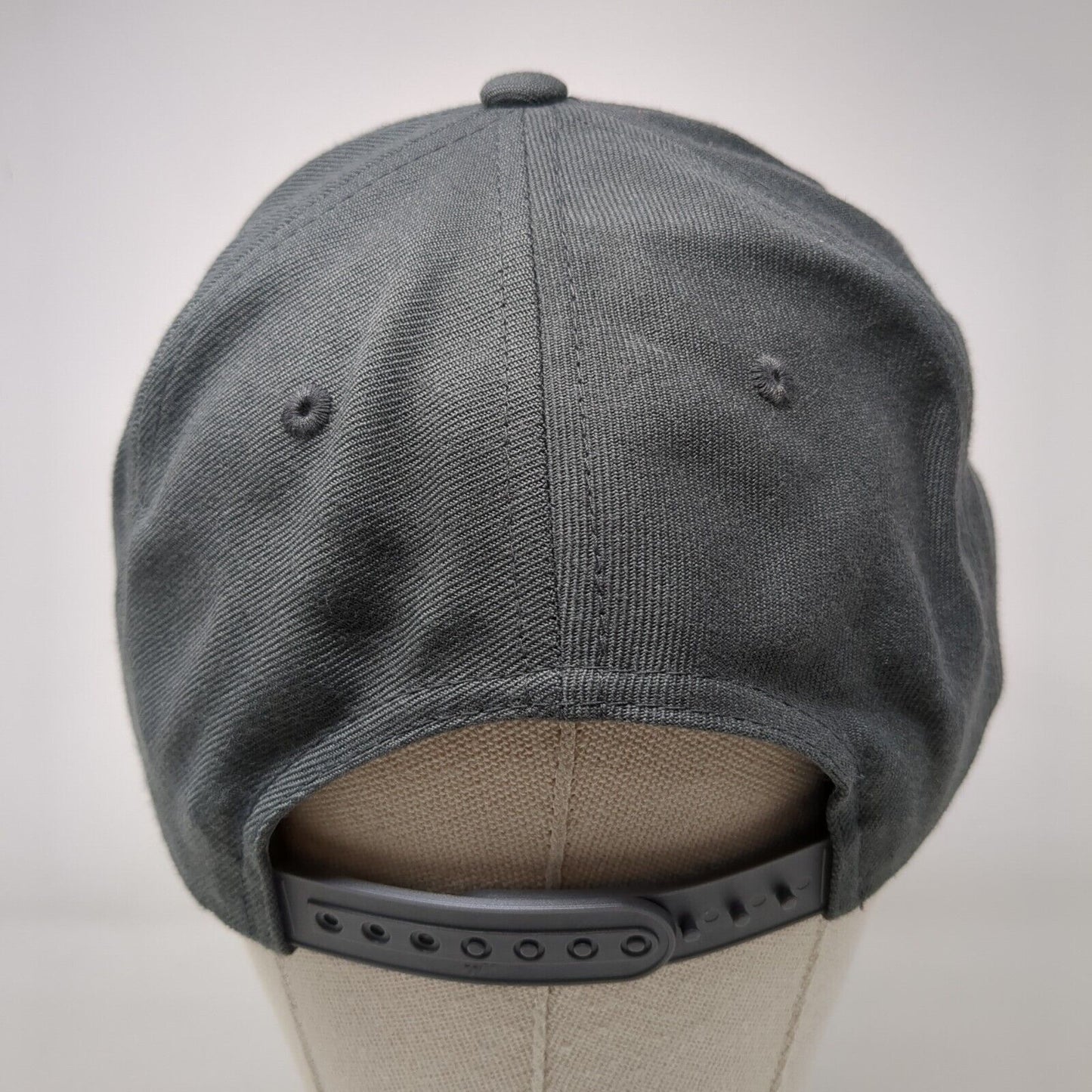 Largo Concrete Snapback Hat Gray OSFA Adjustable Embroidered Yupoong