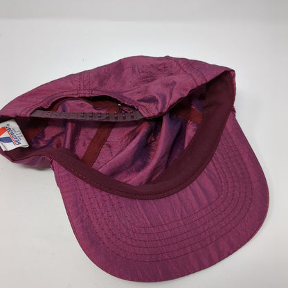 Headmost Snapback Hat Red One Size Adjustable Lightweight Blank Rope 6 Panel