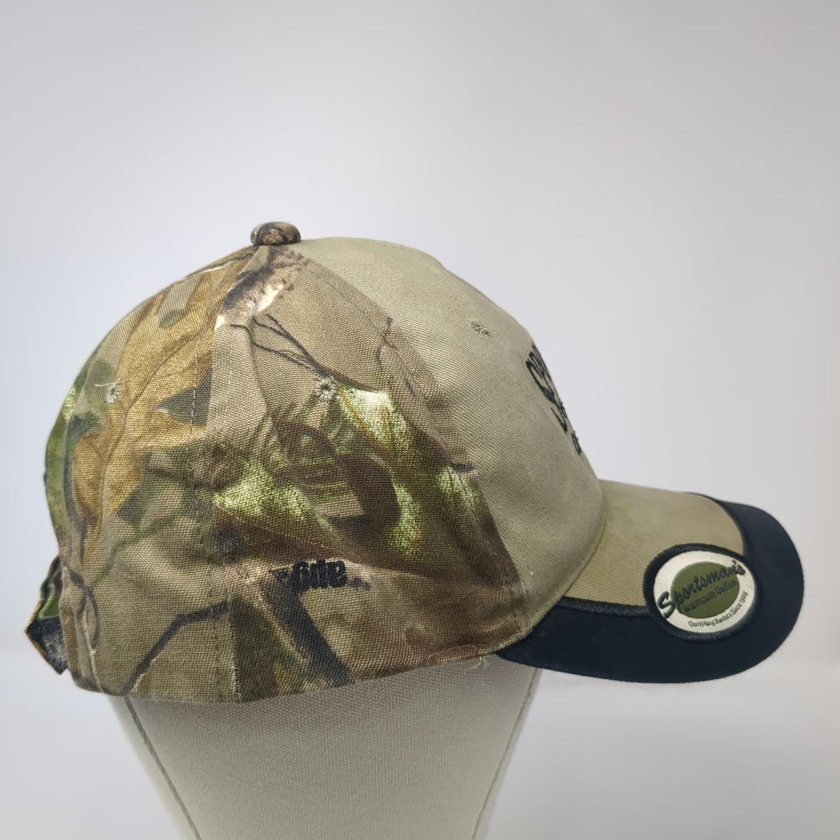 Sportsman's Warehouse Baseball Cap Beige One Size Camo Strapback Hat Outfitter