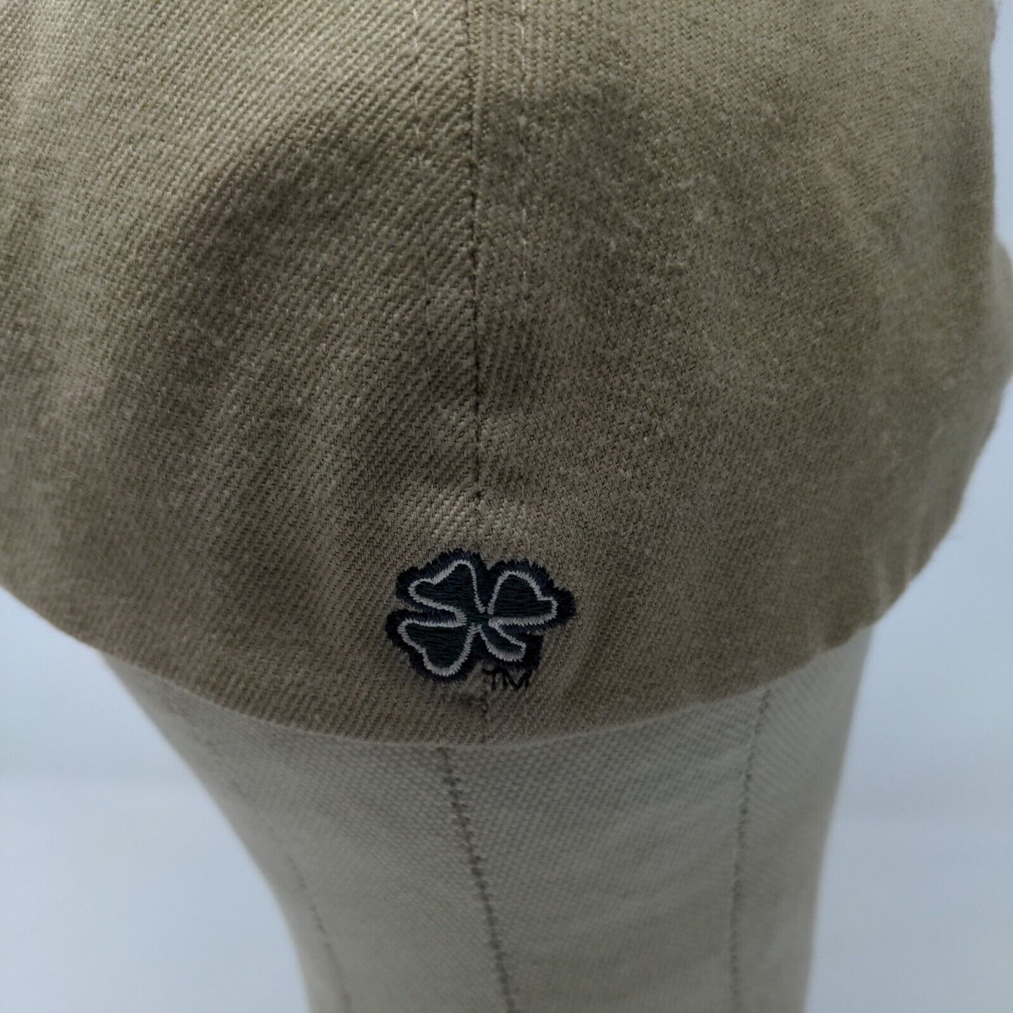 Zephyr Men's Fitted Hat Tan Size L/XL Embroidered Notre Dame Irish Logo Acrylic