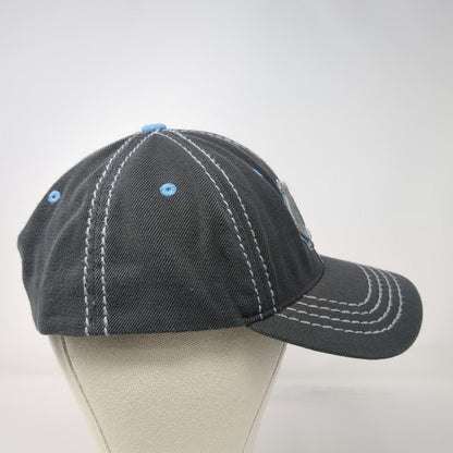 Zephyr Baseball Cap Gray L UNC Tar Heels Stretch Fit Contrast Stitching Hat