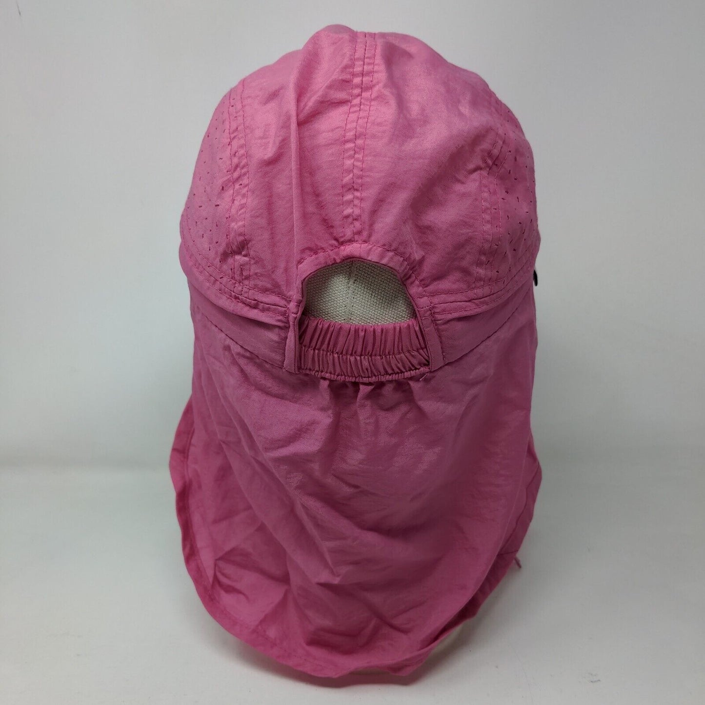 Sunglade UV Flap Cap Pink Large Face Cover Chin Strap Fishing UPF50+