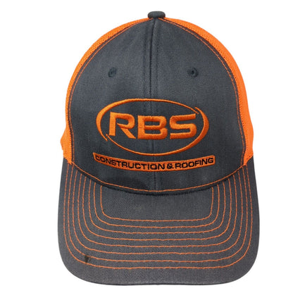 RBS Construction & Roofing Snapback Trucker Hat Multi One Size Mesh Back