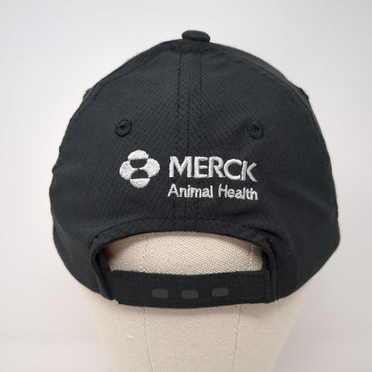 Merck Animal Health Strapback Hat Black One Size Embroidered Ogio