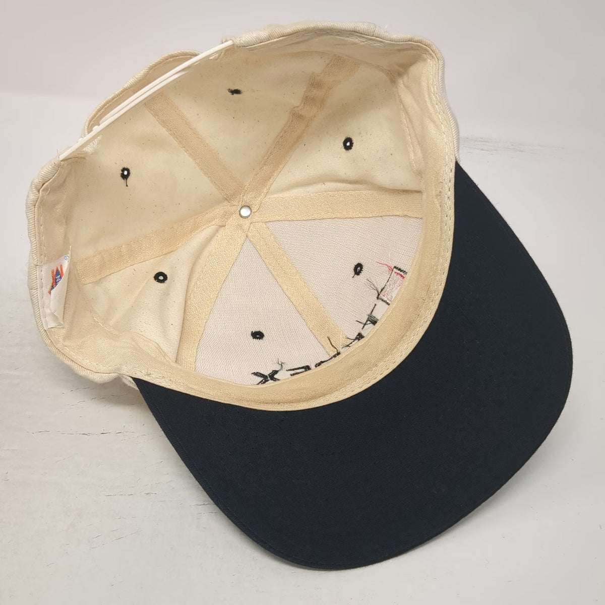 Nissin Cap Snapback Beige One Size Terex Stinger Cranes Construction Work Hat
