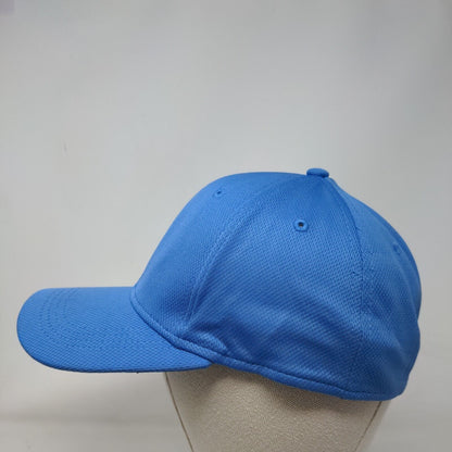 Athletic Works Fitted Hat Blue L/XL Solid 6 Panel Vent Holes Blank